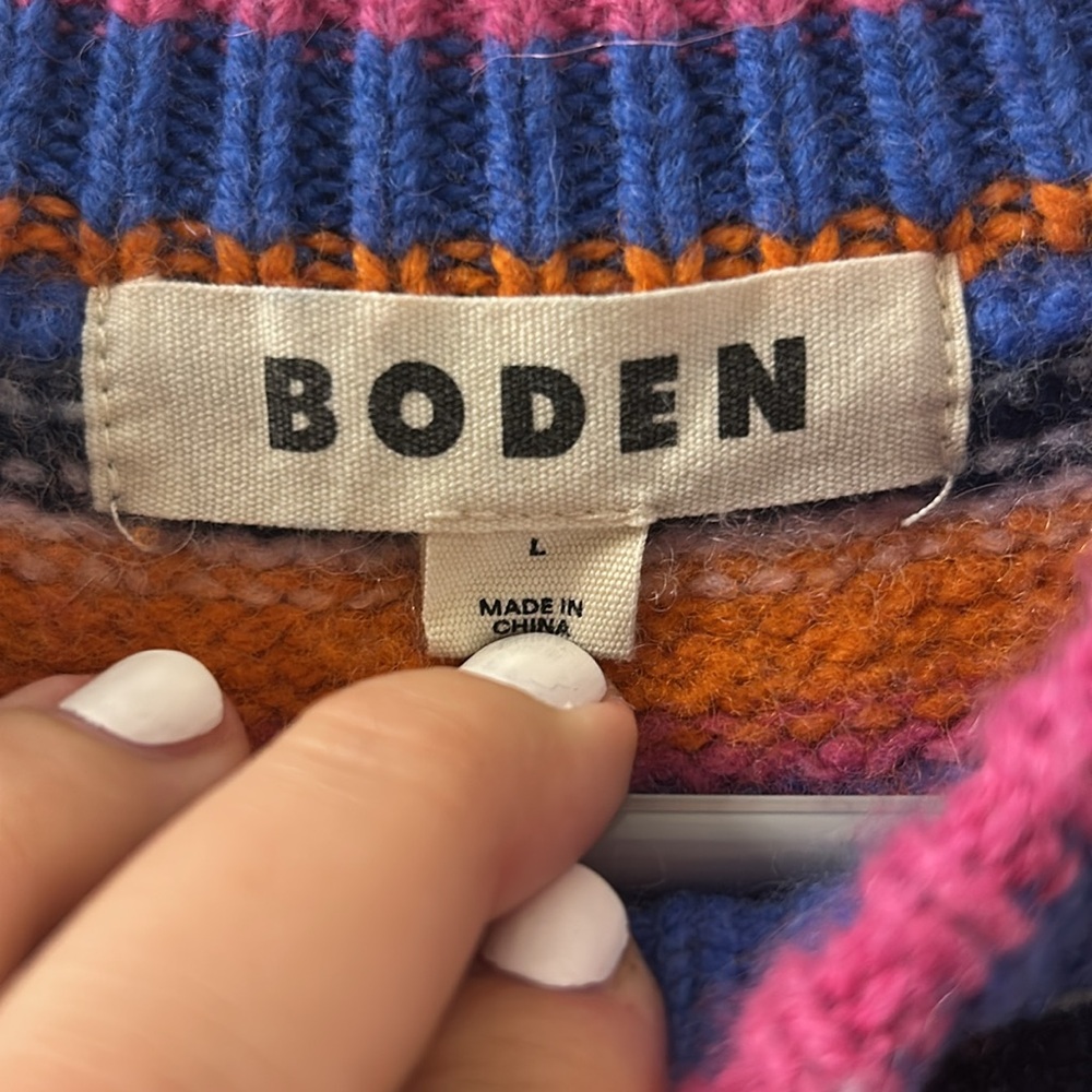 Boden Eleanor Fair Isle Sweater - Picture 6 of 8